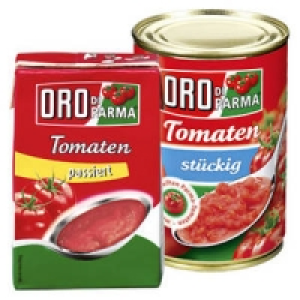 Oro di Parma Tomaten stückig, passiert oder Pizzasauce 0.89 €