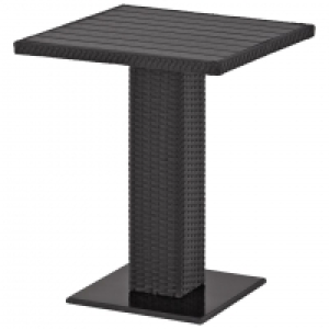Balkontisch Alghero (60x60, Polyrattan, schwarz) 59.50 €