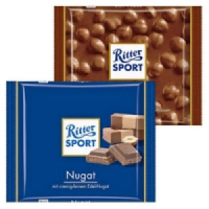 Ritter Sport Schokolade oder Bio-Schokolade 0.55&nbsp;&euro;