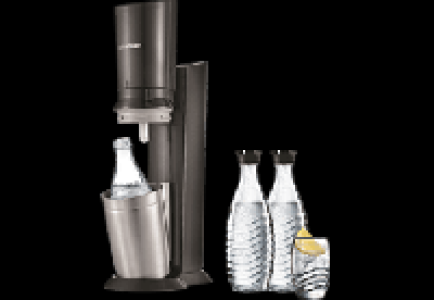 SODASTREAM 1216513490 Crystal 2.0 + 3 Glaskaraffen