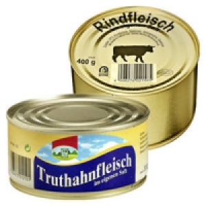 Rind-, Schweinefleisch oder Truthahnfleisch 1.59 €