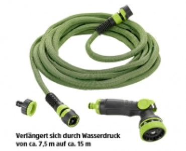 Aldi Süd  GARDENLINE® Flexibler Gartenschlauch mit Multifunktionsspritze