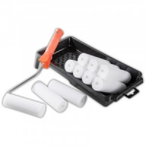 Acryl-/ Mikrofaser- oder Schaumwalzen-Set 12tlg. 3.99 €