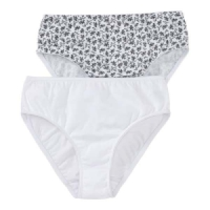 Damen-Rioslip mit Blümchen-Muster, 2er Pack 3.99 €