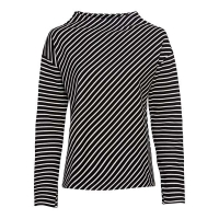 NKD  Damen-Sweatshirt mit originellem Streifenmuster
