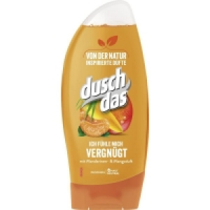 Duschdas Duschgel ich fühle mich vergnügt