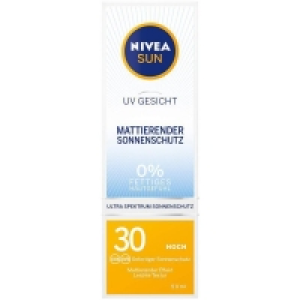 Rossmann Nivea Sun mattierender Gesichtsschutz LSF 30