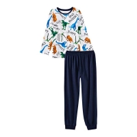 NKD  Jungen-Schlafanzug mit Dino-Muster, 2-teilig