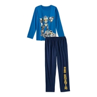 NKD  Jungen-Schlafanzug mit Roboter-Frontaufdruck, 2-teilig