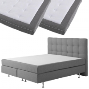 Dänisches Bettenlager  Boxspringbett-Set SCHLARAFFIA® Nordic/SCHLARAFFIA® GELTEX® Topper Nord