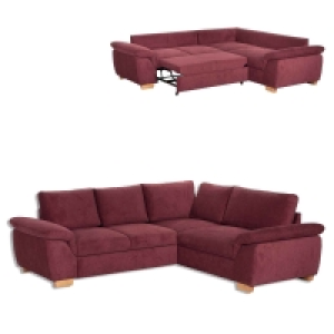 Eckgarnitur - burgundy - Microfaser - Liegefunktion 1,199.00 €