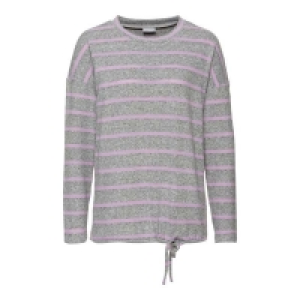 NKD  Damen-Sweatshirt mit Bindebändern am Saum