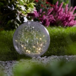 Kugel-Solarleuchte aus Glas (Ø 25 cm) 17.50 €