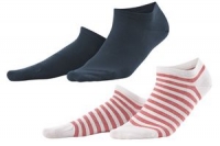 Denns Living Crafts Sneaker-Socken für Damen oder Herren, 4er-Pack