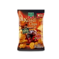 Rossmann Funny Frisch Kessel Chips Cross Cut Spicy BBQ Sauce Style
