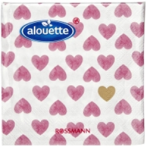 Rossmann Alouette Serviette Herzen