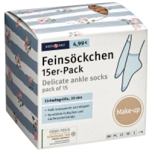 15er-Pack Feinsöckchen make-up 4.99 €