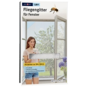 Ideenwelt Fliegengitter für Fenster, weiß
