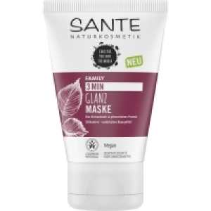 Rossmann Sante Family 3 Min Glanz Maske Bio-Birkenblatt & pflanzliches Protein