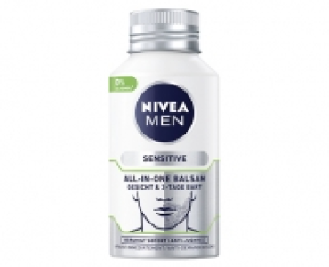 Aldi Süd  NIVEA MEN Sensitive All-in-One Balsam, Gesicht + 3-Tage-Bart