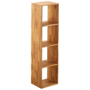 Würfelregal Cube (4 Fächer, Eiche, geölt) 90.00 €