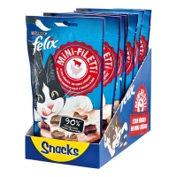 Netto  FELIX Katzenfutter Mini-Filetti Leckere Katzensnacks 40 g, 7er Pack