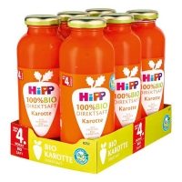 Netto  HiPP Bio Direktsaft Karotte 330 ml, 6er Pack