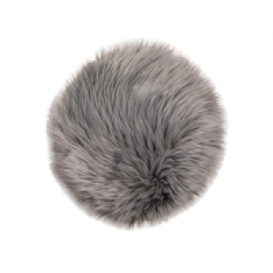 Sitzkissen TAKS (rund, Lammfelloptik, grau) 5.00 €