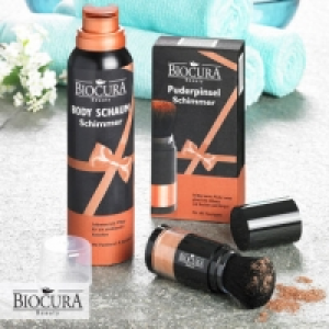 Aldi Nord Biocura Beauty Puderpinsel Body Schaum