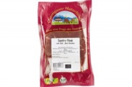 Denns Chiemgauer Naturfleisch Rinder-Countrysteak Natur