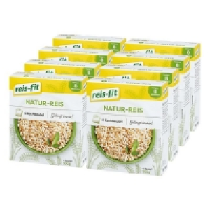Netto  Reis-fit Natur Reis 500 g, 8er Pack