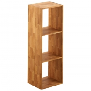 Würfelregal CUBE (3 Fächer, Eiche, geölt) 70.00 €