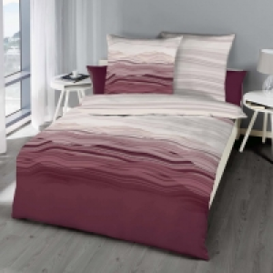 Mako-Satin-Bettwäsche Scenery (135x200, burgund) 30.00 €