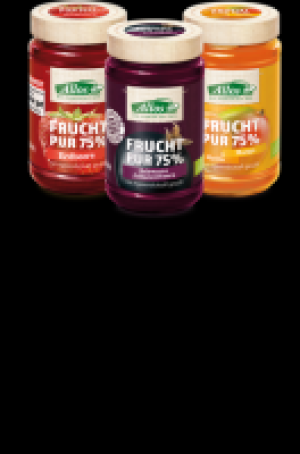 Aufstriche Frucht Pur 75 % 2.27 €