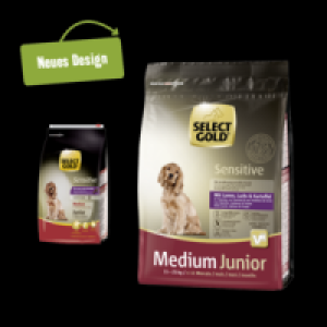 SELECT GOLD Sensitive Junior Medium Lamm, Lachs & Kartoffel