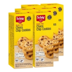 Netto  Schär Choco Chip Cookies 100 g, 6er Pack