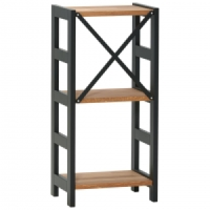 Offenes Regal INTRUP (3 Böden, 40 cm, eiche-schwarz) 40.00 €