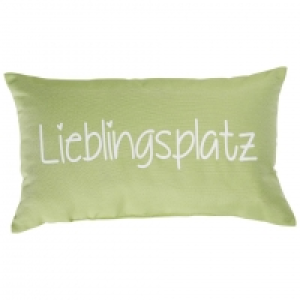 Zierkissen Lieblingsplatz (30x50, hellgrün) 7.50 €