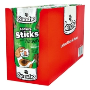 Netto  Sancho Hundefutter Fleischsticks Pansen 55 g, 30er Pack