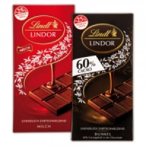 Lindor-Tafeln 1.36 €