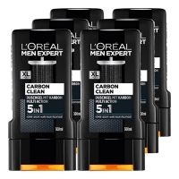 Netto  Loreal Men Expert Duschgel Carbon Clean 300 ml, 6er Pack
