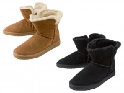 ESMARA® Stiefel Damen, mit Lammfell-Futter, Veloursleder 19.39 €