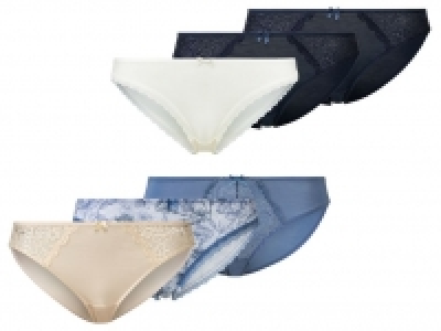Lidl  ESMARA® Slips Damen, 3 Stück, mit Spitze, mit Elasthan