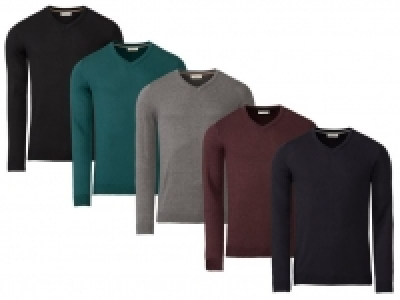 Lidl  NOBEL LEAGUE® Herren Feinstrickpullover, enthält Baumwolle, mit V-Auss