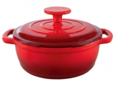 ERNESTO® Gusseisentopf, 1,3 l Fassungsvermögen, mit Emaille-Beschichtu 24.36 €