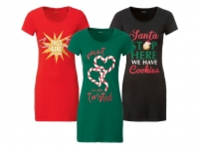 Lidl  ESMARA® Longshirt Damen, mit Weihnachtsmotiven