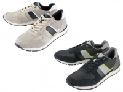 Lidl  LIVERGY® Sneaker Herren, mit Ventilationsöffnung, mit Leder