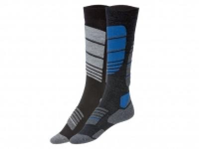 CRIVIT® Skistrümpfe Herren, 2 Paar, Komfortbundabschluss 9.73 €