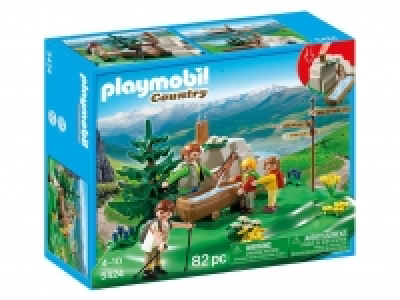 Lidl  Playmobil Wanderer bei der Gebirgsquelle