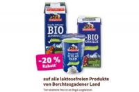 Denns Berchtesgadener Land -20 % Rabatt auf alle laktosefreie Produkte von Berchtesgadener Land